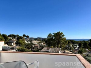 Meerblick von der Terrasse dieses Wohnung in Moraira