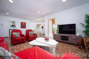 Wohnzimmer im Ferienhaus Casa Patricia