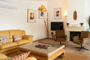 Wohnzimmer der Ferienvilla Naranja in Moraira